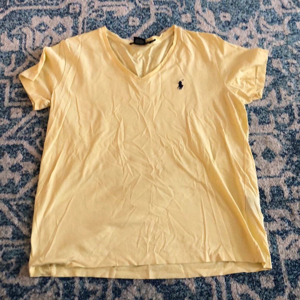 Polo T-shirt large yellow